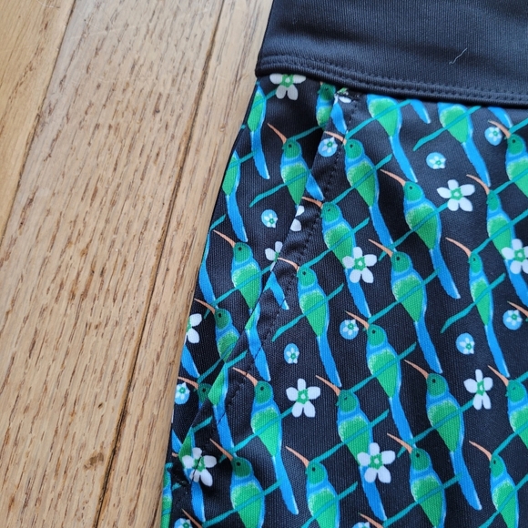 Callaway Golf True Sculpt Wrap Skort Hummingbird Print Pockets L - Picture 2 of 10